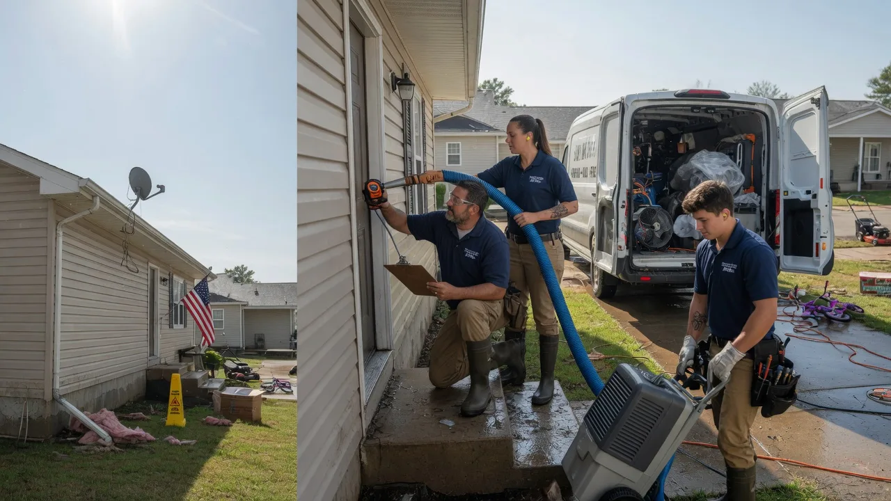 Ceiling Water Damage Restoration in New Straitsville, OH near me
